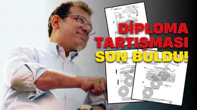 Tartışma bitti! Ekrem İmamoğlu’nun diploması sahte mi?