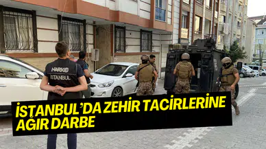 İstanbul’da zehir tacirlerine büyük darbe: 153 kişi gözaltına alındı