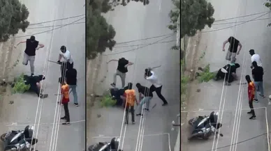 Adana'da dehşet anları: Maskeli 5 saldırgan bir kişiyi öldüresiye dövdü!