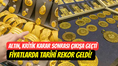 Altın fiyatlarında tarihi rekor: Gram, çeyrek ve ons fiyatları zirve tazeledi