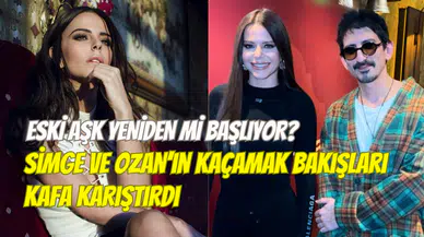 Aşk yeniden mi başlıyor? Simge Sağın ile Ozan Bayraşa’nın kaçamak bakışları kafaları karıştırdı