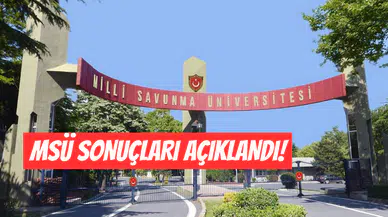 Askeri öğrenci adayları dikkat: MSÜ 2025 sonuçları açıklandı