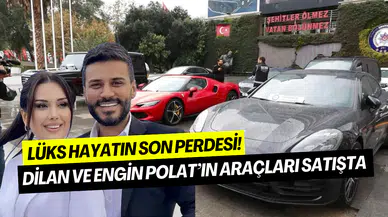 Dilan ve Engin Polat’ın garajı boşaltılıyor: Lüks araçlar açık artırmayla satılacak