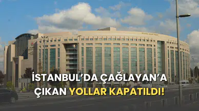 İstanbul’da Çağlayan'a Çıkan Yollar Trafiğe Kapatıldı!