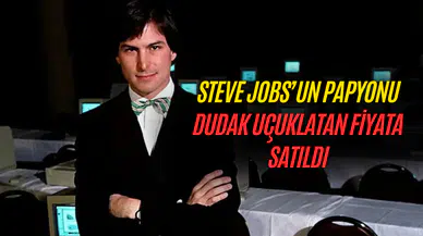 Steve Jobs’ın papyonu rekor fiyata satıldı