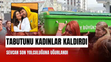 Kadınlar tabutunu taşıdı: Sevcan Demir Sakman son yolculuğuna uğurlandı