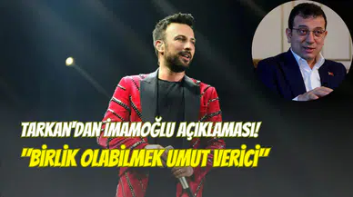 Megastar Tarkan’dan İmamoğlu açıklaması: ‘’Daha adil ve özgür bir gelecek için’’