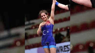 Milli güreşçi Tuba Demir, U23 Avrupa Şampiyonası’nda altın madalya kazandı