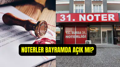 Noterler Ramazan Bayramı’nda açık mı, 9 gün tatil mi? 2,3,4 Nisan noter çalışıyor mu?