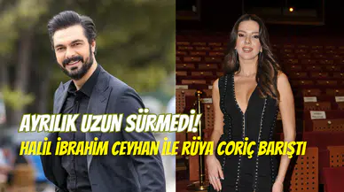 Romantik jest sonuç verdi: Halil İbrahim Ceyhan ve Rüya Coriç barıştı