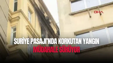 Suriye Pasajı yangın son dakika! Suriye Pasajı yangını söndürüldü mü?