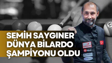 Semih Saygıner 2025 dünya bilardo şampiyonu oldu!