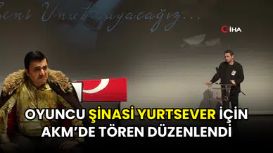 Oyuncu Şinasi Yurtsever için AKM’de tören düzenlendi