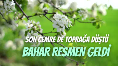 Son cemre de toprağa düştü: İlkbahar başladı, hava sıcaklıkları artacak