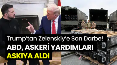 Trump’tan Zelenskiy’e son rest: Askeri yardımlar askıya alındı
