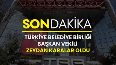 Türkiye Belediyeler Birliği Başkan Vekili Zeydan Karalar oldu
