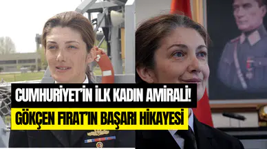 Türkiye Cumhuriyeti tarihinin ilk kadın amirali: Gökçen Fırat’tan gençlere çağrı