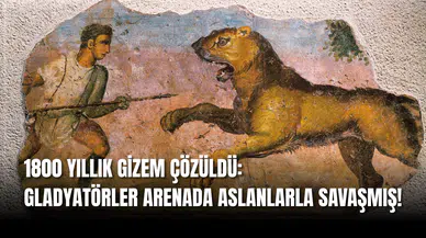 1800 Yıllık Sır Kapısı Aralandı: Gladyatörler Aslanlarla Dövüşüyordu!