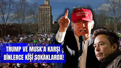 ABD’de Trump ve Musk’a Karşı Dev Protesto!