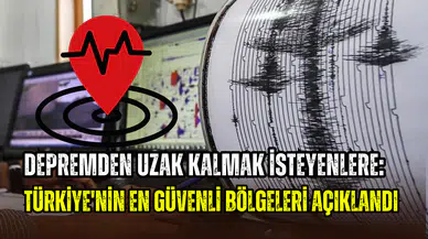 AFAD deprem haritasını güncelledi: İşte Türkiye’nin en güvenli şehirleri
