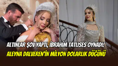 Aleyna Dalveren’in milyon dolarlık aşiret düğünü: Cam fanusta altın, sahnede İbrahim Tatlıses