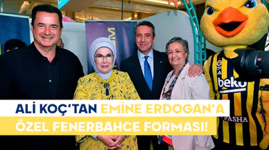 Ali Koç’tan Emine Erdoğan’a Büyük Jest: Özel Fenerbahçe Forması Hediye Etti!