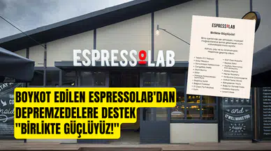 Boykot Edilen Espressolab'dan Depremzedelere Destek: "Birlikte Güçlüyüz!"