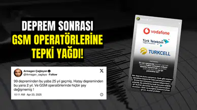 Deprem Sonrası GSM Operatörlerine Tepki Yağdı