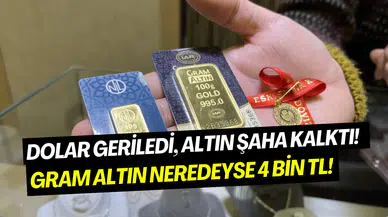 Dolar çakıldı, altın fırladı: Ons ve gram altın rekora koşuyor