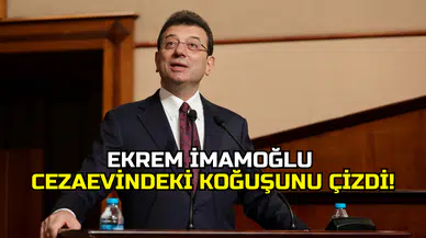 Ekrem İmamoğlu, cezaevindeki koğuşunu çizdi