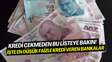 Faizler arttı, bankalar yarışa girdi: En düşük faizli krediler belli oldu