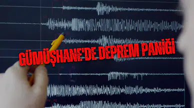 Gümüşhane güne depremle uyandı: 4,2 şiddetinde!