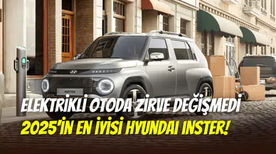 Hyundai INSTER fırtınası dinmiyor: 2025 yılının en iyi elektrikli otomobili seçildi