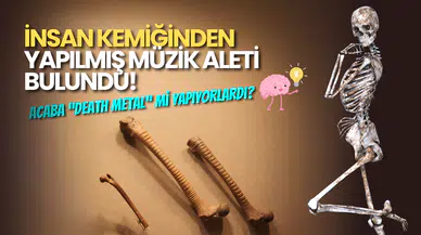 İnsan Kemiklerinden Yapılmış Müzik Aleti Bulundu!