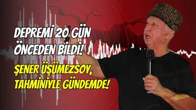 İstanbul’da panik yaratan depremi 20 gün önceden bildi: Şener Üşümezsoy’un tahmini gündemde