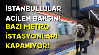 İstanbullulara Duyuru: Taksim, Şişhane İstasyonları ve F1 Füniküler Hattı Bugün Kapatılacak!