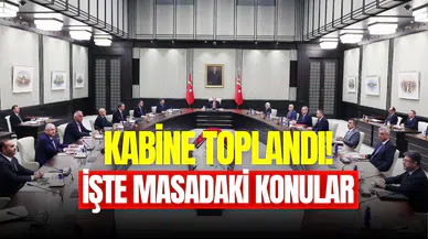 Kabine toplantısı kararları ve konular (28 Nisan) Kabine toplantısı başladı mı?