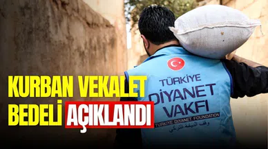 Türkiye Diyanet Vakfı'nın vekaletle kurban kesim bedeli açıklandı