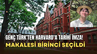 Lise öğrencisi Cemil Türk, Harvard’ı etkiledi: Ekonomi makalesine ödül verildi