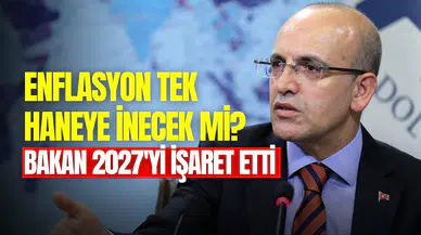 Enflasyon tek haneye düşecek mi? İşte Mehmet Şimşek enflasyon açıklaması