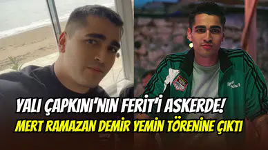 Mert Ramazan Demir’in bedelli askerlik yemin töreni görüntüleri yayınlandı