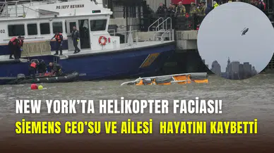 New York’ta tur helikopteri nehre çakıldı: Siemens CEO’su ve ailesi hayatını kaybetti