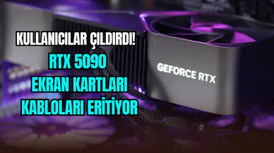 NVIDIA GeForce RTX 5090 ekran kartlarındaki kablolar aşırı ısınma sebebiyle eriyor
