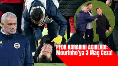 PFDK'den Mourinho’ya 3 Maç Ceza!