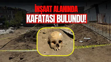 Sakarya’da inşaat alanında insan kafatası bulundu
