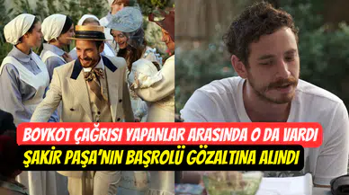 Şakir Paşa Ailesi dizisi oyuncusu Cem Yiğit Üzümoğlu gözaltına alındı