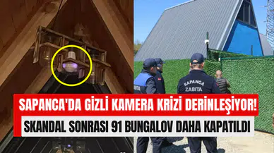 Sapanca’da bungalov skandalı derinleşiyor: Gizli kamera görüntüleri o kişinin cebinden çıktı