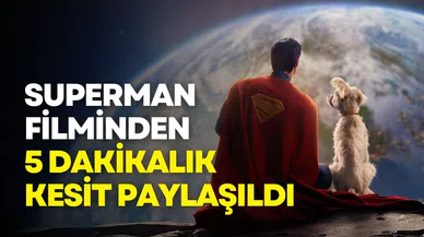 Superman (2025) filminden yaklaşık 5 dakikalık bir bölüm yayınlandı!