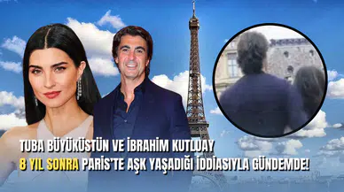 Tuba Büyüküstün ve İbrahim Kutluay'ın Yasak Aşkı Paris'te Ortaya Çıktı!