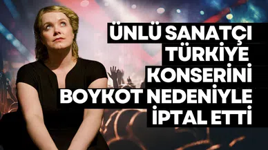 Ünlü şarkıcı Türkiye konserini "boykot" nedeniyle iptal etti